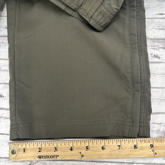 Columbia Titanium Men's Convertible Pants 36x30 Green Cargo Hiking Nylon Outdoor - Picture 10 of 13